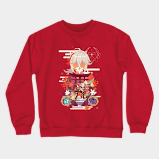 Kazuha Negative Space Crewneck Sweatshirt